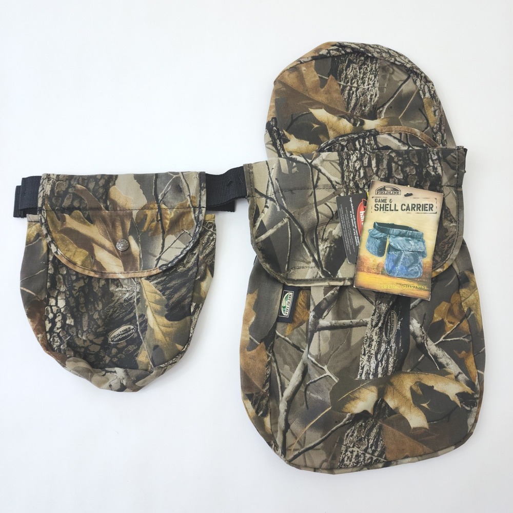 Fieldline Game & Shell Carrier Hardwoods Camo Hunting Waist Belt Pouch NWT